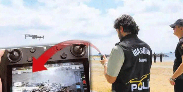 İstanbul'da dronlu 'kaçak avı'