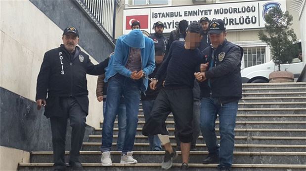 İstanbul'da eczane soyguncuları adliyeye sevk edildi