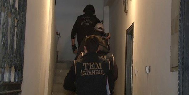 İstanbul'da eş zamanlı terör operasyonu