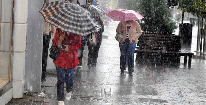 İstanbul'da etkili yağmur uyarısı