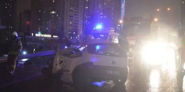İstanbul'da feci kaza: 1 ölü, 1 yaralı