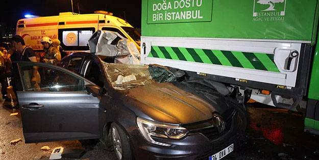İstanbul'da feci kaza: 5 yaralı var