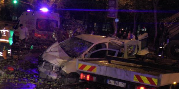 İstanbul'da feci kaza!