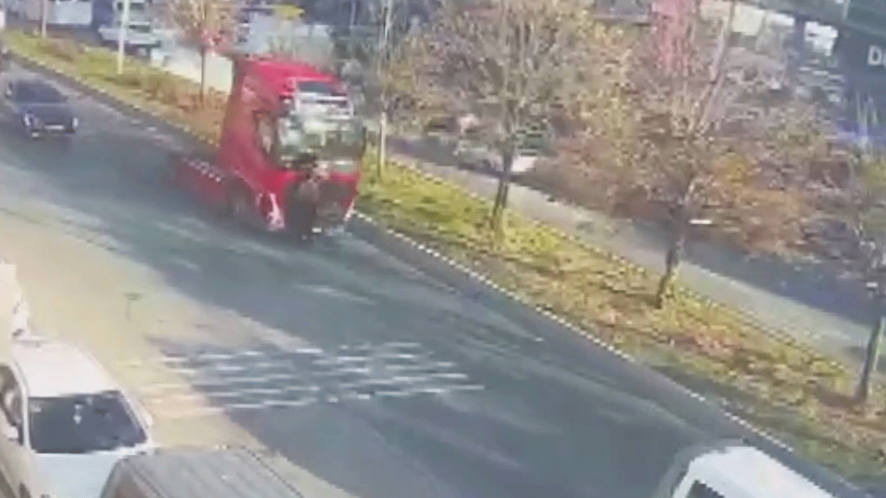 İstanbul'da feci olay kamerada