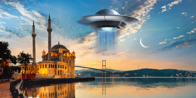 İstanbul'da görülen UFO şaşırttı