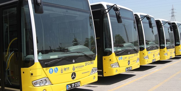 İstanbul'da Halk Otobüsü çalışanları isyan etti!