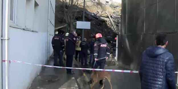 İstanbul'da hastane duvarı çöktü!