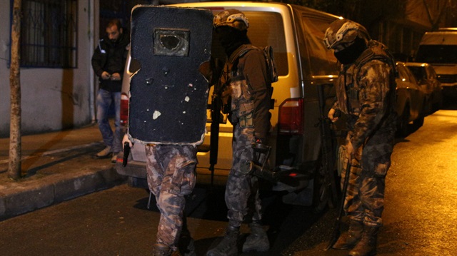 İstanbul'da hava destekli operasyonu