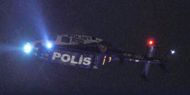 İstanbul'da helikopter destekli operasyon!