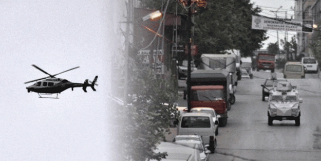 İstanbul'da helikopterli terör operasyonu