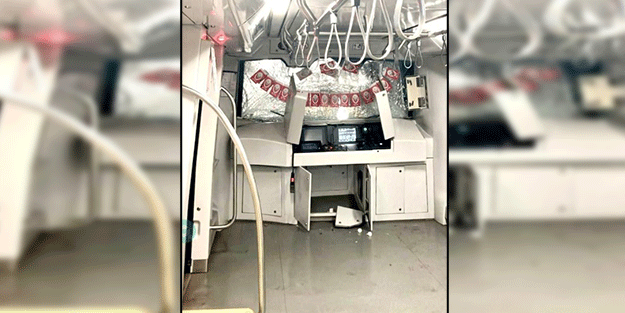İstanbul'da iki metro kafa kafaya çarpıştı!