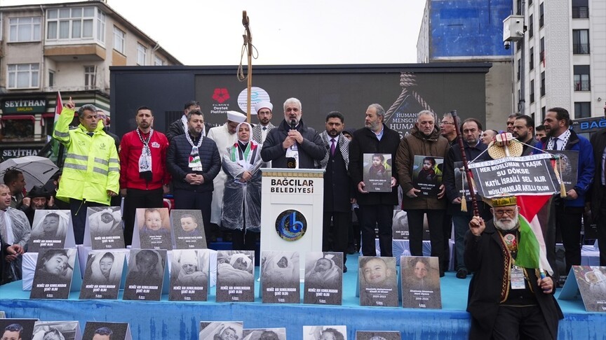 İstanbul'da İsrail'in Filistinli esirlere yönelik 