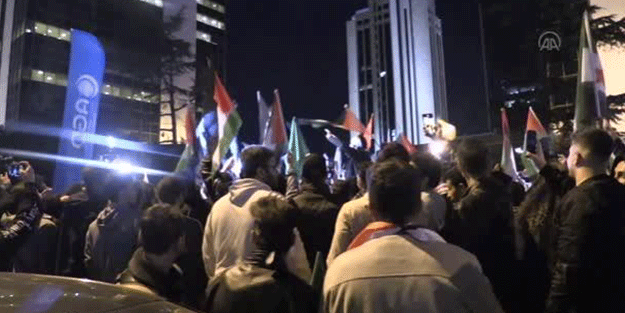 İstanbul'da İsrail'in Mescid-i Aksa baskını protesto edildi