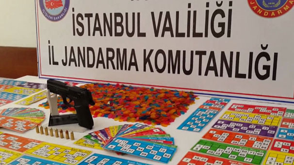 İstanbul'da jandarmadan lüks villalara tombala baskını