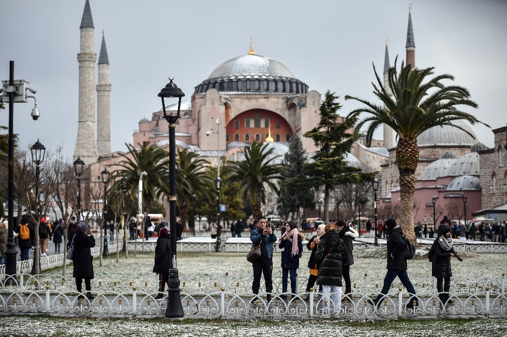 İstanbul’da kar manzaraları 