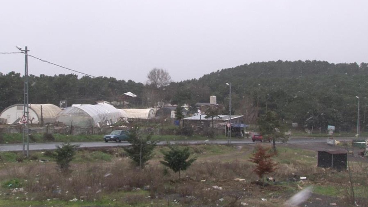 İstanbul’da kar yağışı başladı