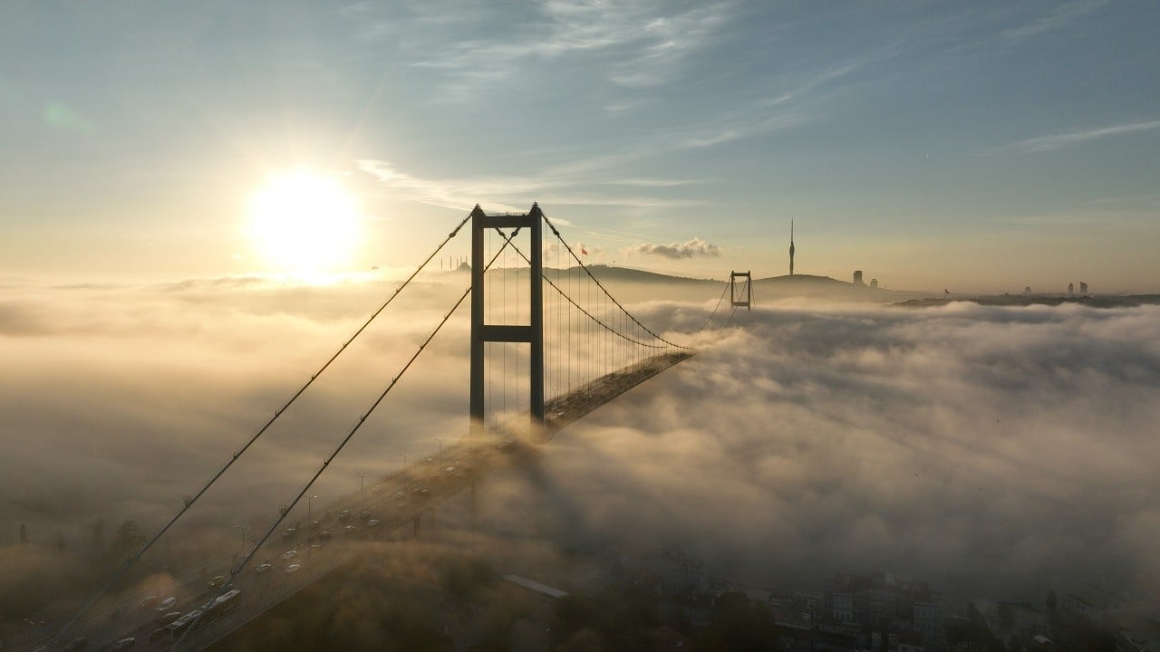 İstanbul'da kartpostallık manzara