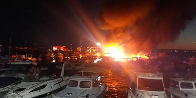 İstanbul'da korku dolu anlar! Alev alev yandılar