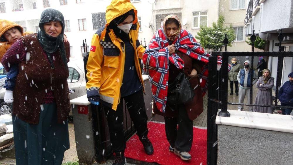 İstanbul'da korku dolu anlar
