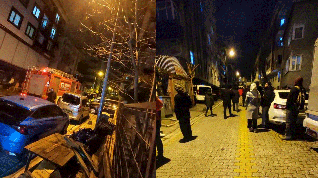 İstanbul'da korku dolu gece! Vatandaşlar tahliye edildi