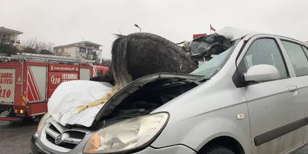 İstanbul'da korkunç kaza!