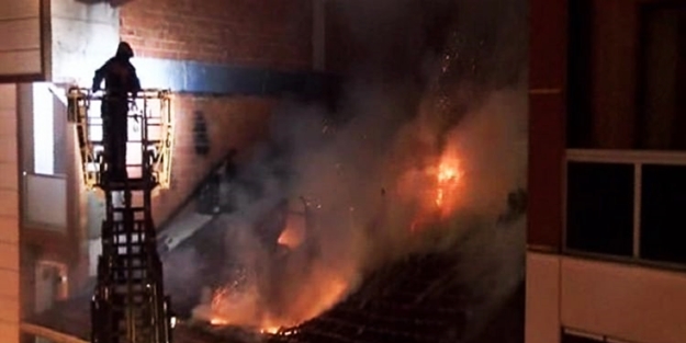 İstanbul'da korkutan yangın!