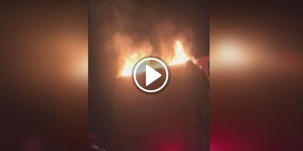 İstanbul'da korkutan yangın