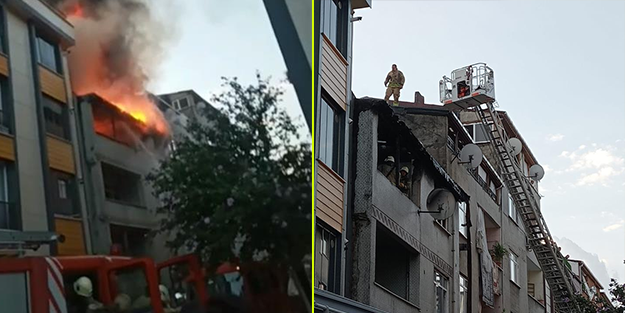 İstanbul'da korkutan yangın