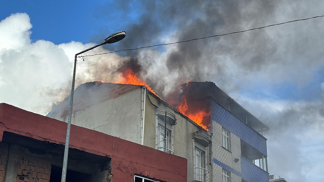 İstanbul'da korkutan yangın