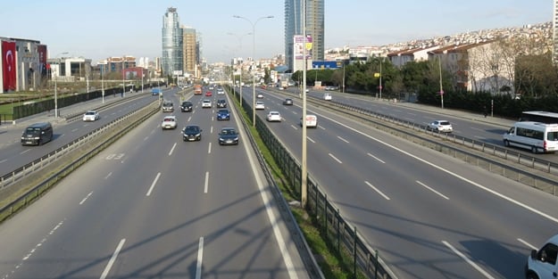 İstanbul'da 'korona' yeşili