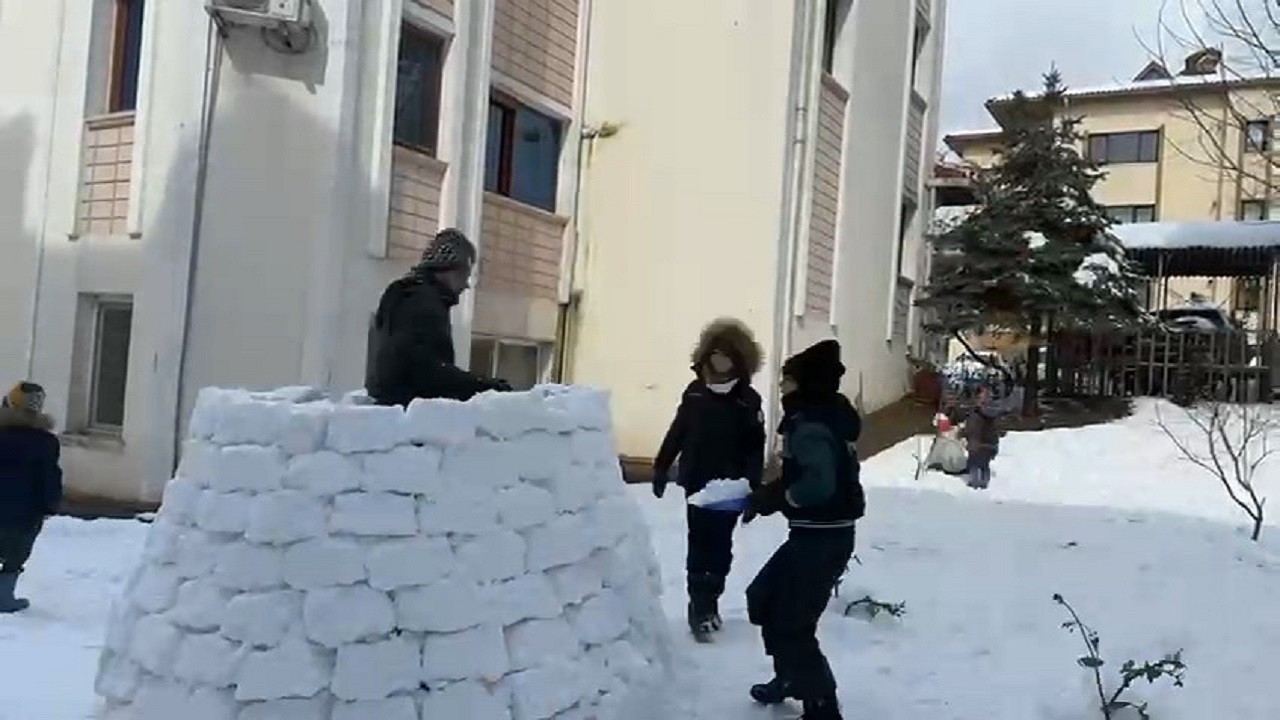 İstanbul'da masalsı manzara!