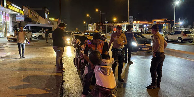 İstanbul'da motosiklet sürücülerine denetim