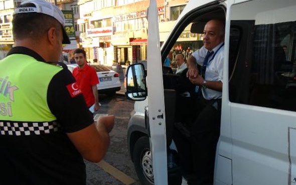 İstanbul'da okul servis araçlarına denetim