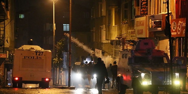 İstanbul'da olaylı gece