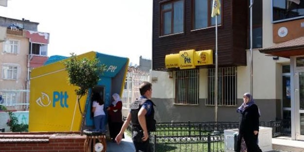 İstanbul'da PTT şubesi soyuldu