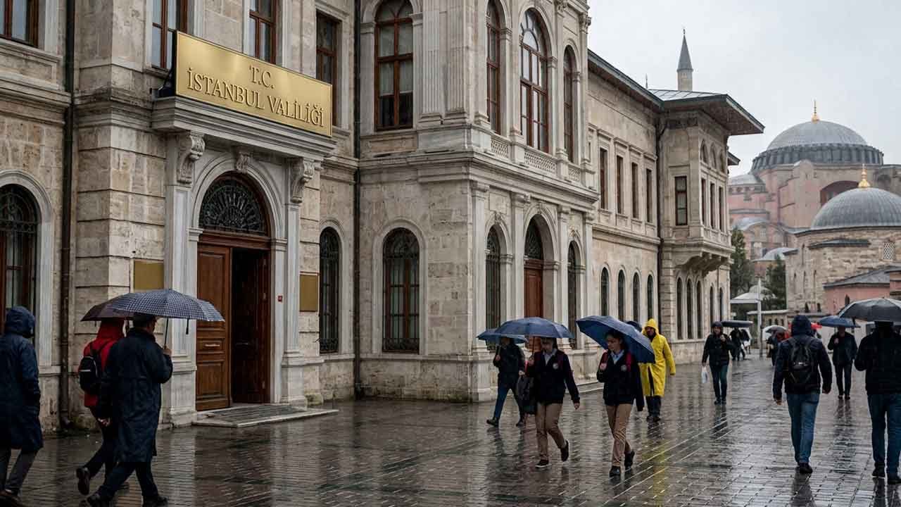 İstanbul’da sağanak alarmı! Valilik okulları 1 gün tatil etti!