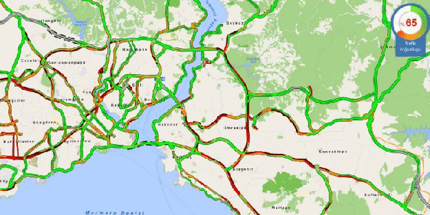 İstanbul'da sağanak! Trafik kilitlendi
