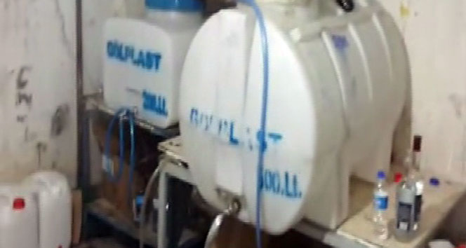 İstanbul'da sahte içki operasyonu