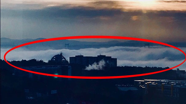 İstanbul’da şaşırtan görüntü! Bu sabah çekildi….