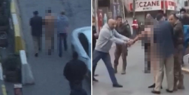 İstanbul'da şaşkına çeviren görüntüler! Yol ortasında çırılçıplak dolaştırdılar