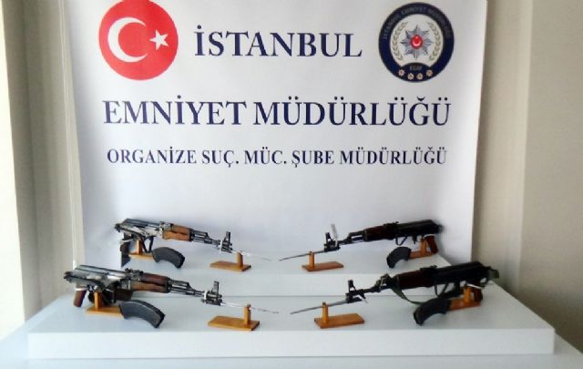 İstanbul'da silah kaçakçılığı operasyonu: 3 gözaltı