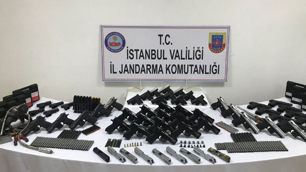 İstanbul'da silah operasyonu: 9 tutuklama