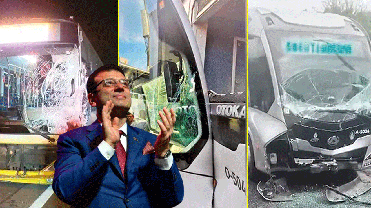 İstanbul’da sıradan bir gün: 2 metrobüs 1 otobüs kazası!