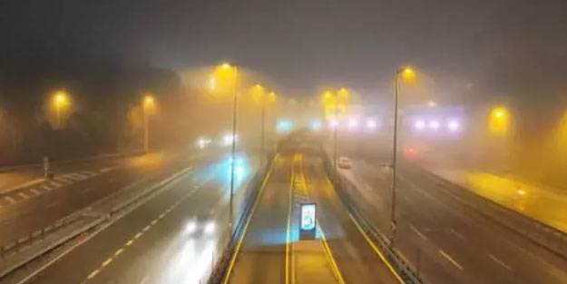 İstanbul'da sis etkili oldu