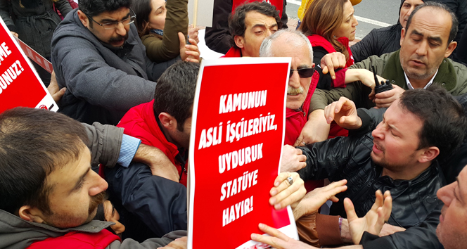 İstanbul’da taşeron işçi eylemine müdahale: 6 gözaltı