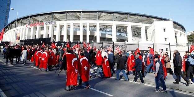 İstanbul'da teröre lanet yürüyüşü