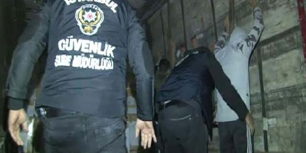 İstanbul'da TIR garajına parfüm baskını