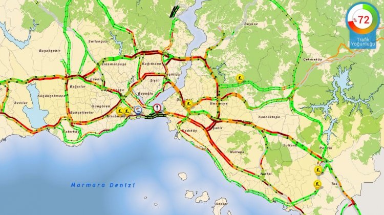 İstanbul'da trafiğe çıkacaklar dikkat!