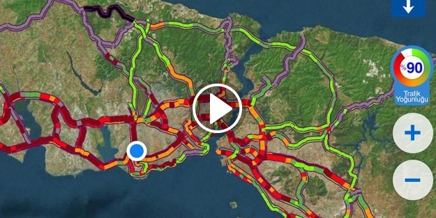 İstanbul’da trafik durma noktasında!