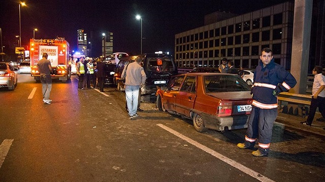 İstanbul'da trafik kazaları: 3 kişi yaralı